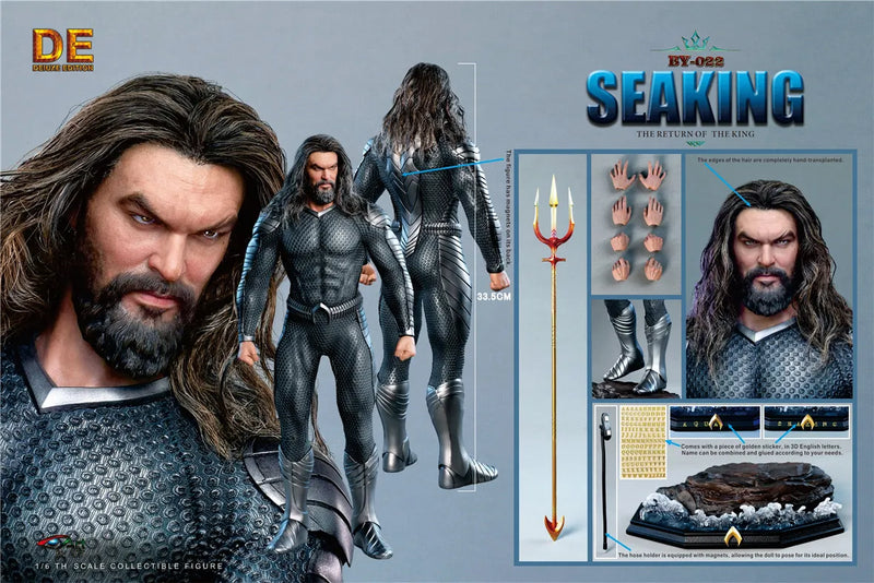 BY-ART BY-022 1/6 Aqua King Man Arthur Curry Collectible Action Figure Model Toy