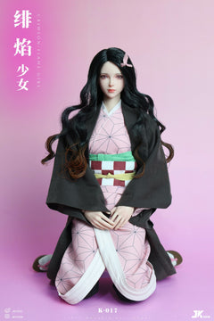 Presale JKTOYS K-017 1/6 Demon Kamado Nezuko Slayer Cosplay Action Figure Model