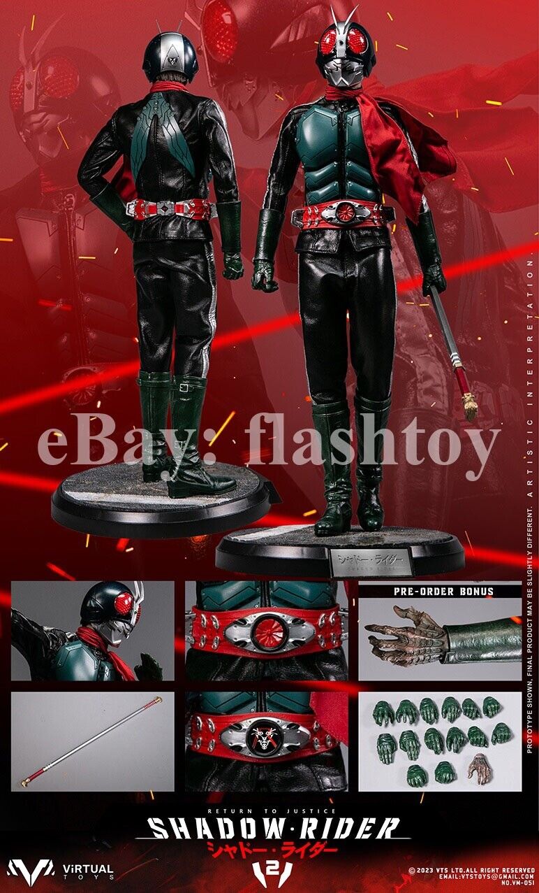 VTS TOYS VM-051 1/6 The Shadow Rider V2 2.0 Collectible Male Action Figure Model