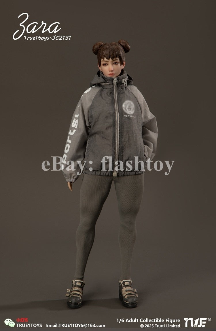 Presale True1Toys JC2131 1/6 Sporty Girl ZARA Action Figure Model Brown Hair Ver