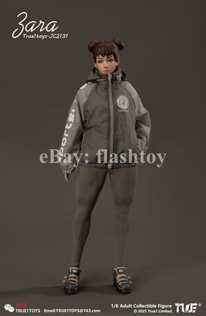 Presale True1Toys JC2131 1/6 Sporty Girl ZARA Action Figure Model Brown Hair Ver