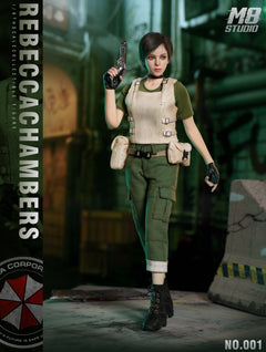 Preventa M8 STUDIO No.001 1/6 Resident Zombie Evil Crisis Rebecca figura de acción