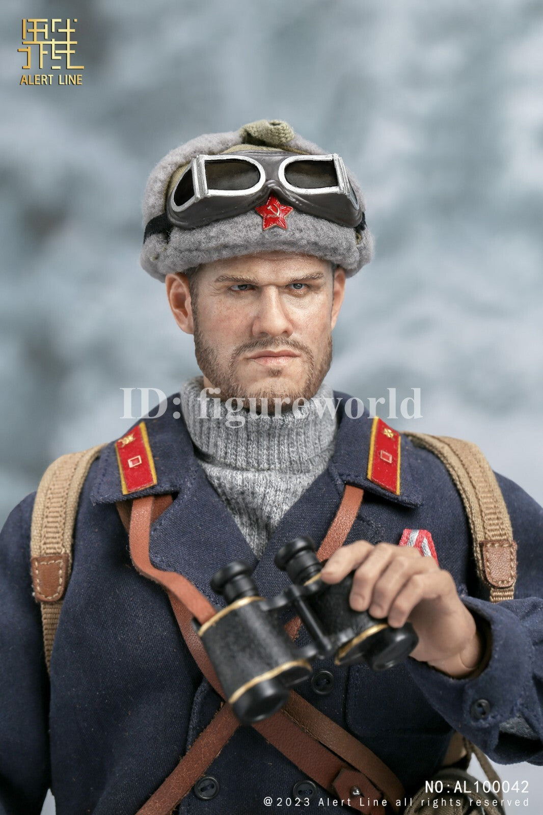 ALERT LINE AL100042 1/6 WWII Soviet Mountain Infantry Officer Action Figure Toy