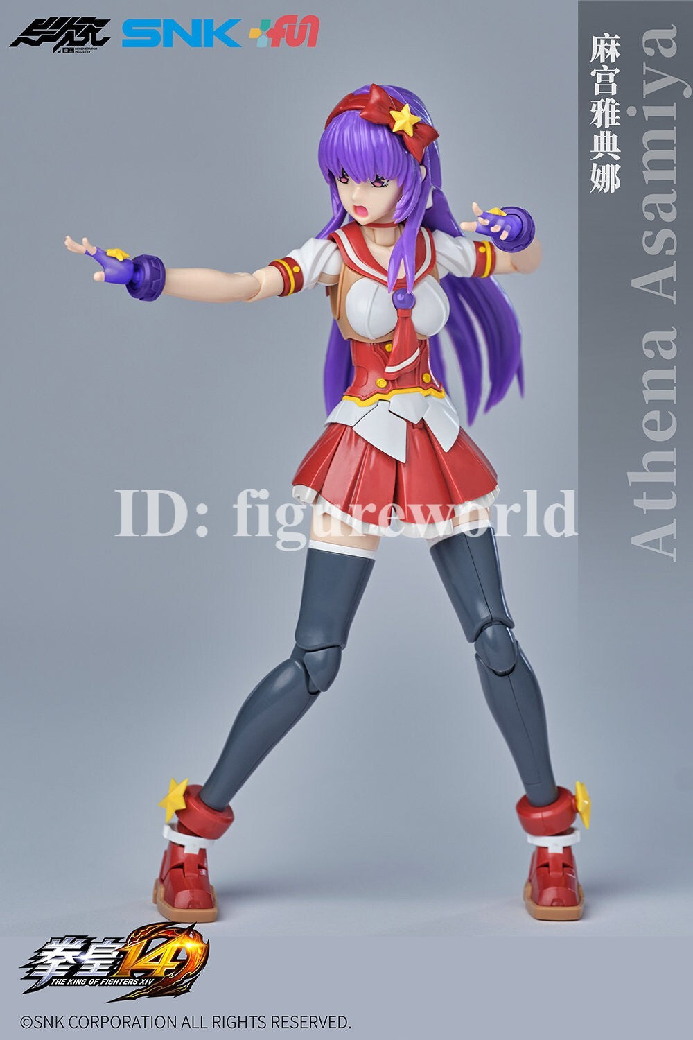 YCY 1/12 Asamiya Athena Plastic Assembled Action Figure Female Model Toy
