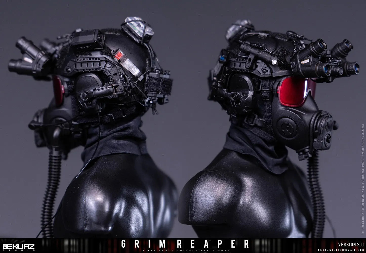 Presale EKUAZ STUDIO EKS015 1/6 Resident Zombie Evil Crisis Grim Reaper 2.0 Hunk