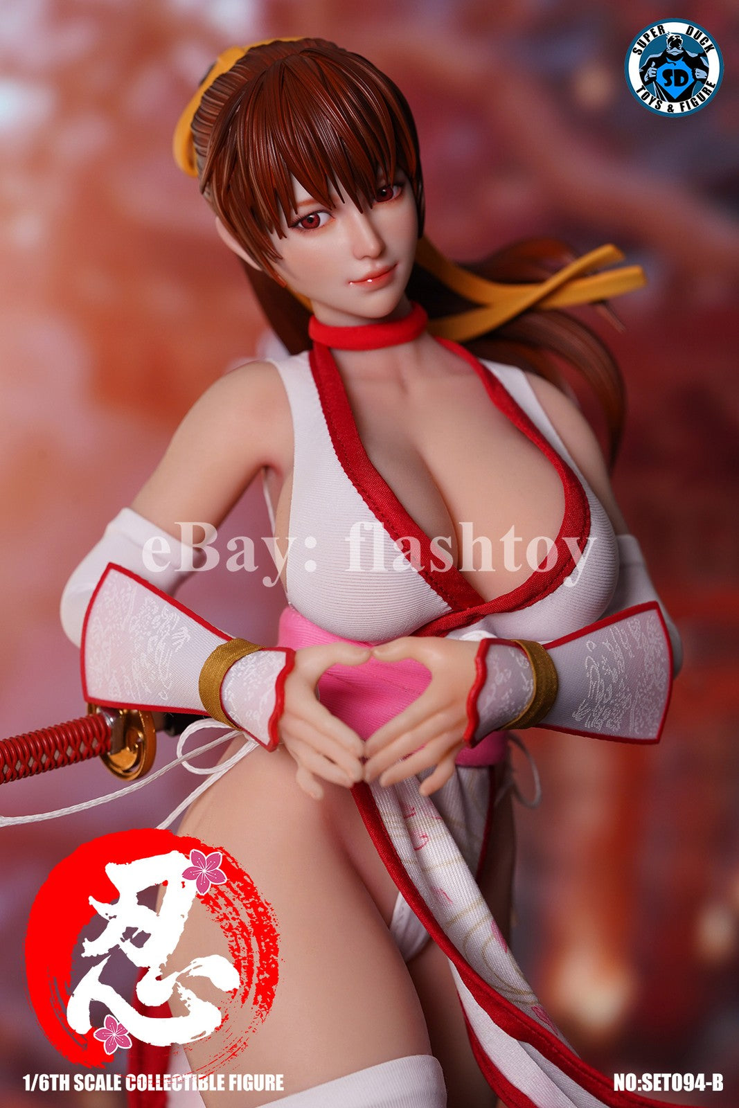 Presale SUPER DUCK SET094B 1/6 Sexy Female Ninja Kasumi Action Figure Model Toy