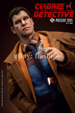 Preventa PRESENT TOYS PT-sp89 1/6 Clone Detective Rick Deckard figura de acción