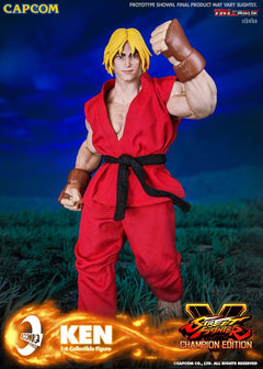 Iconiq Studio IQGS-04 1/6 Street Fighter Ken 12" Male Action Figure Model Toy