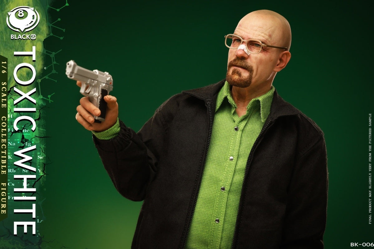 Black 8 Toys BK-006 1/6 Breaking Toxic Mr.White The Bad modelo de figura de acción