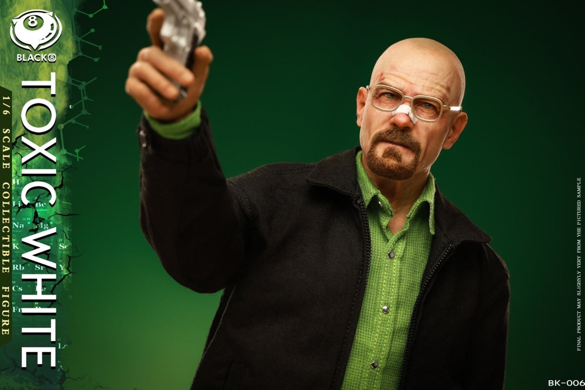 Black 8 Toys BK-006 1/6 Breaking Toxic Mr.White The Bad modelo de figura de acción