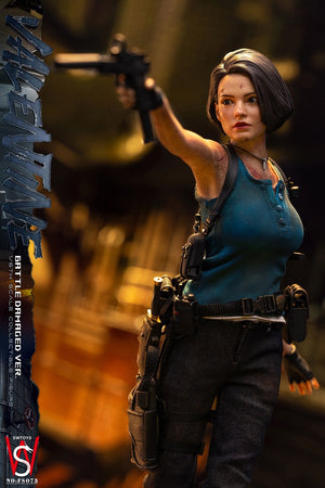 SWTOYS FS073 1/6 Resident Zombie Evil Crisis Jill Figure Toy Battle Damaged Ver.
