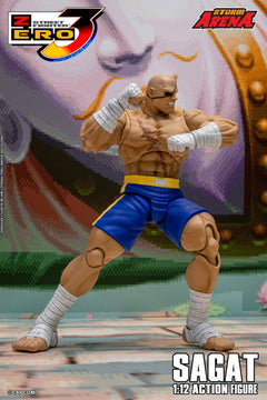 Storm Toys SFSA03 1/12 Street Fighter ZERO 3 SAGAT STORM ARENA figura de acción