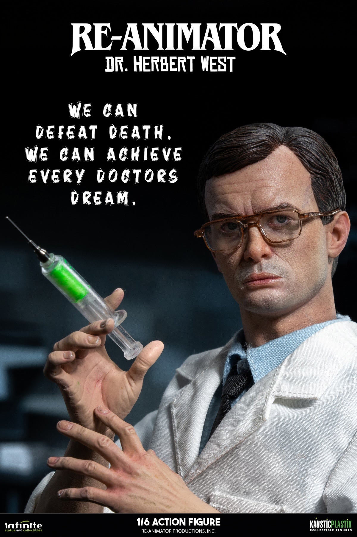 Presale Infinite 1/6 Re-Animator Doctor Herbert West Male Action Figure Model Deluxe Ver.