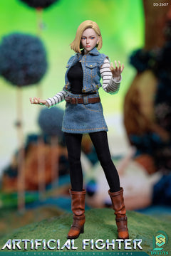 Presale DSTOYS DS-2607 1/12 Dragon Fighter Ball Android 18 Female Action Figure