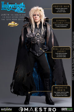 Preventa Infinite 1/6 Labyrinth Jareth the Goblin King The 13Th Hour Edition figura de acción