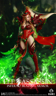 Preventa Longshan LS2026-XK 1/6 Blood Elf Rogue Valeera modelo de figura de acción