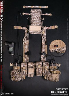 DAMTOYS 78106 1/6 DEVGRU Operation Neptune Spear GERONIMO modelo de figura de acción