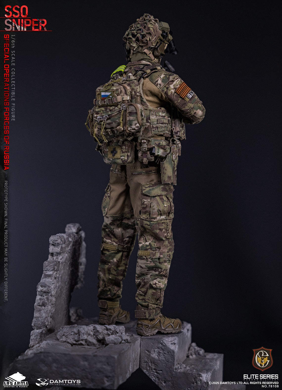Presale DAMTOYS 78108 1/6 Special Operations Forces of Russia SSO Sniper Model
