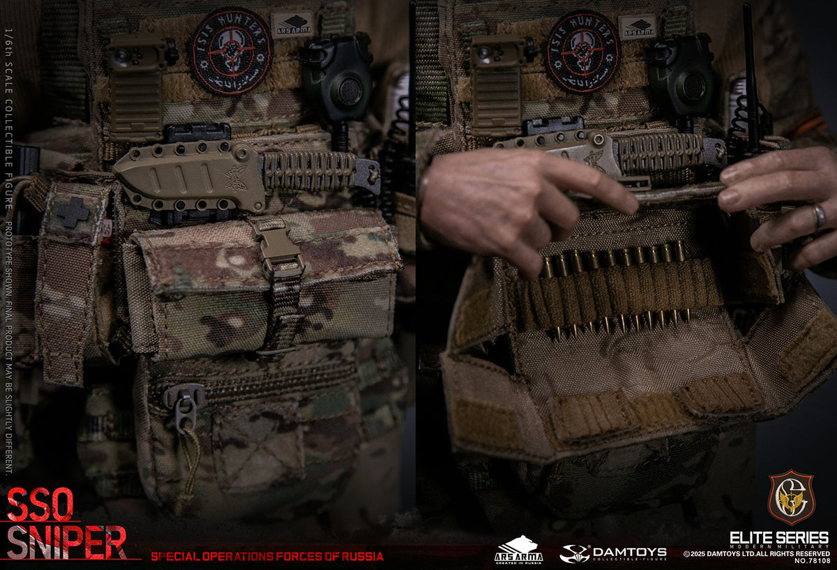 Presale DAMTOYS 78108 1/6 Special Operations Forces of Russia SSO Sniper Model