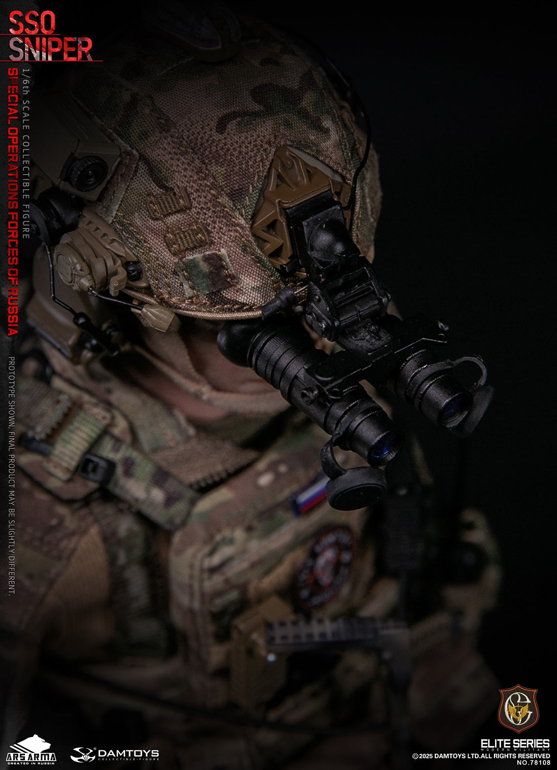 Presale DAMTOYS 78108 1/6 Special Operations Forces of Russia SSO Sniper Model