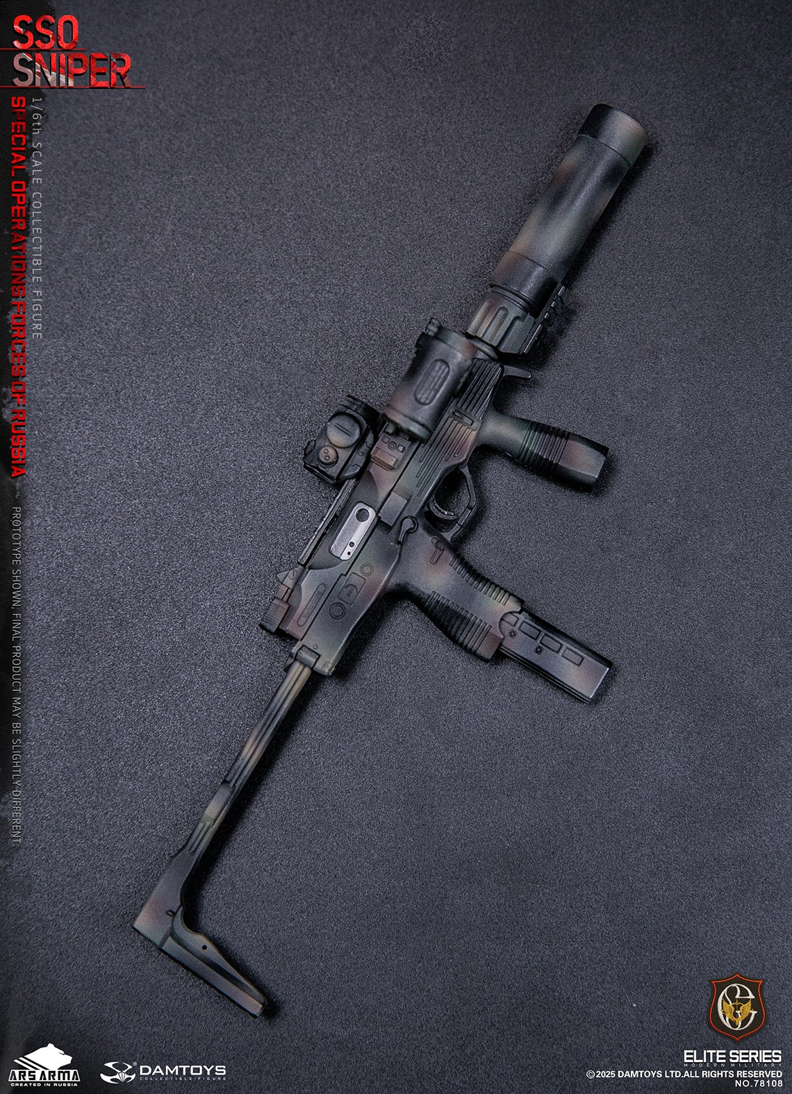 Presale DAMTOYS 78108 1/6 Special Operations Forces of Russia SSO Sniper Model