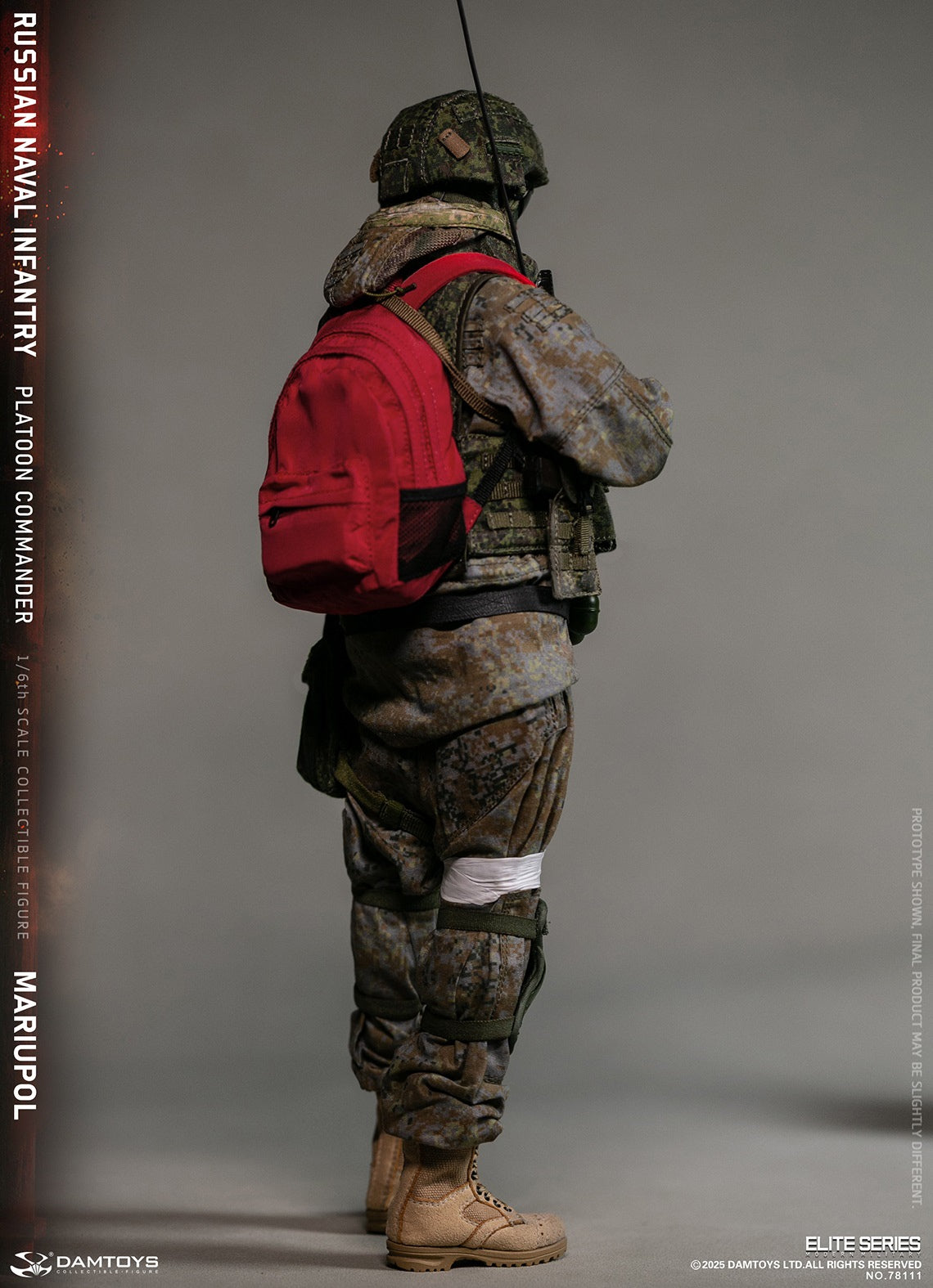 Vorverkauf DAMTOYS 78111 1/6 Russischer Marineinfanterie-Kommandant Mariupol Figurenmodell