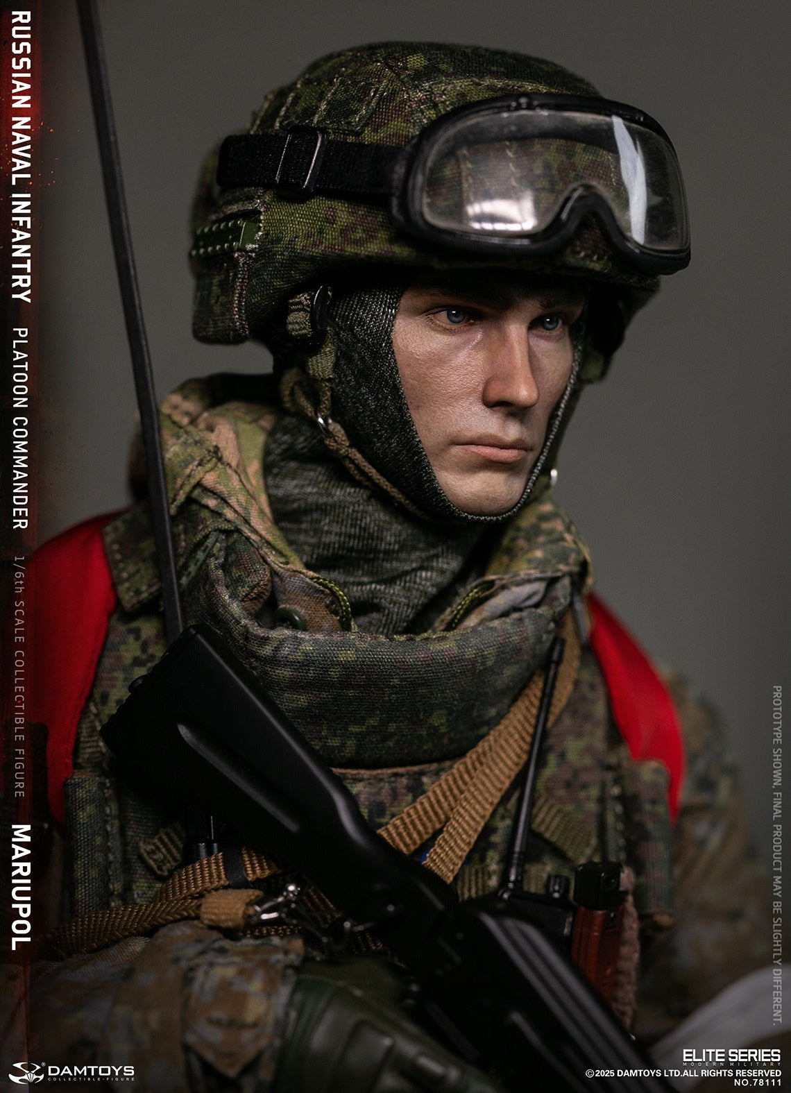 Vorverkauf DAMTOYS 78111 1/6 Russischer Marineinfanterie-Kommandant Mariupol Figurenmodell