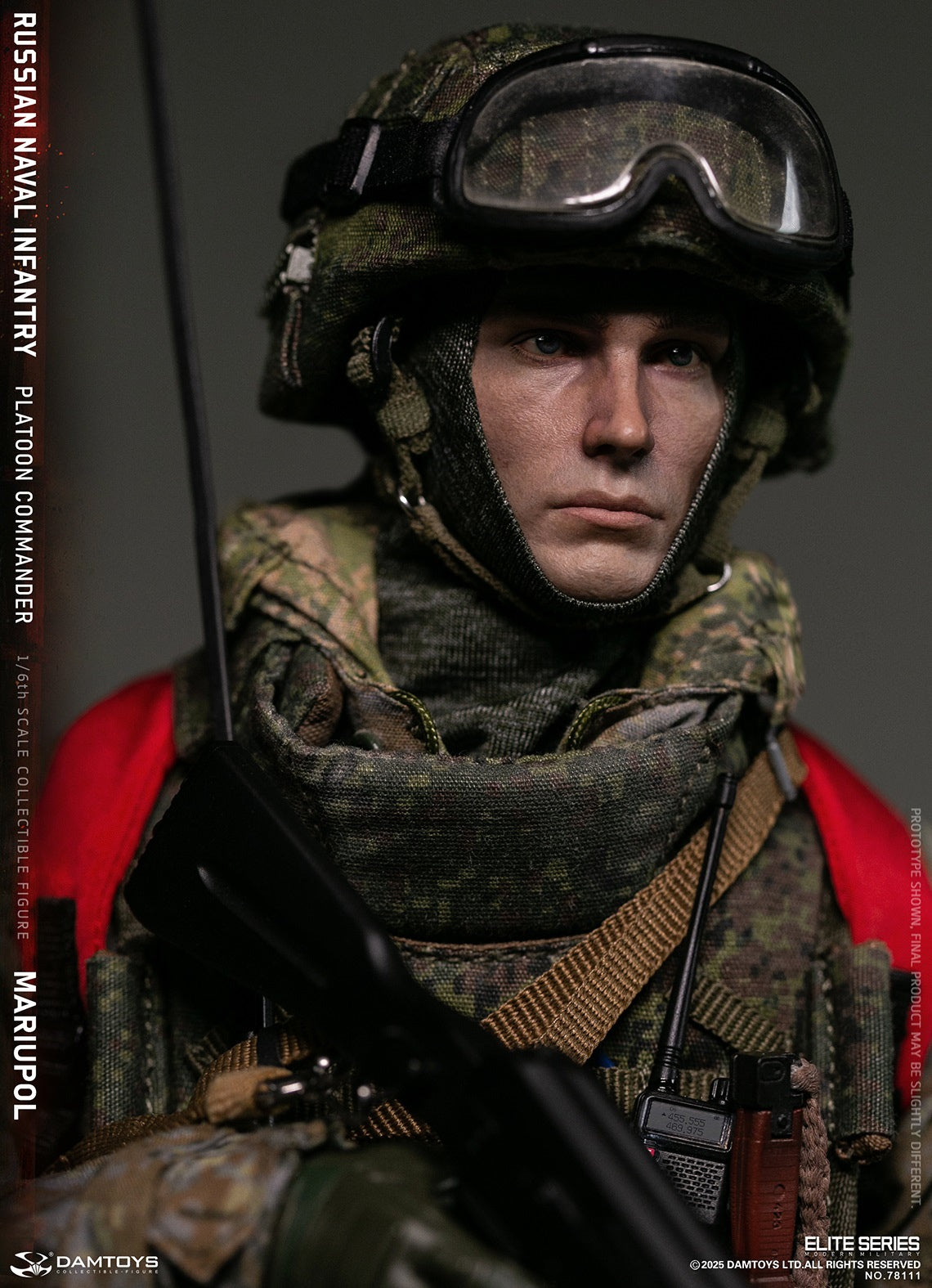 Vorverkauf DAMTOYS 78111 1/6 Russischer Marineinfanterie-Kommandant Mariupol Figurenmodell