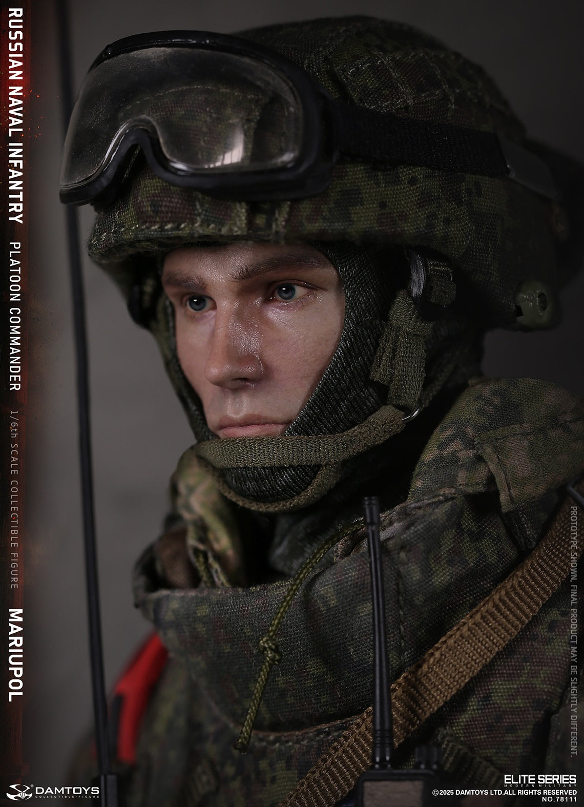 Vorverkauf DAMTOYS 78111 1/6 Russischer Marineinfanterie-Kommandant Mariupol Figurenmodell