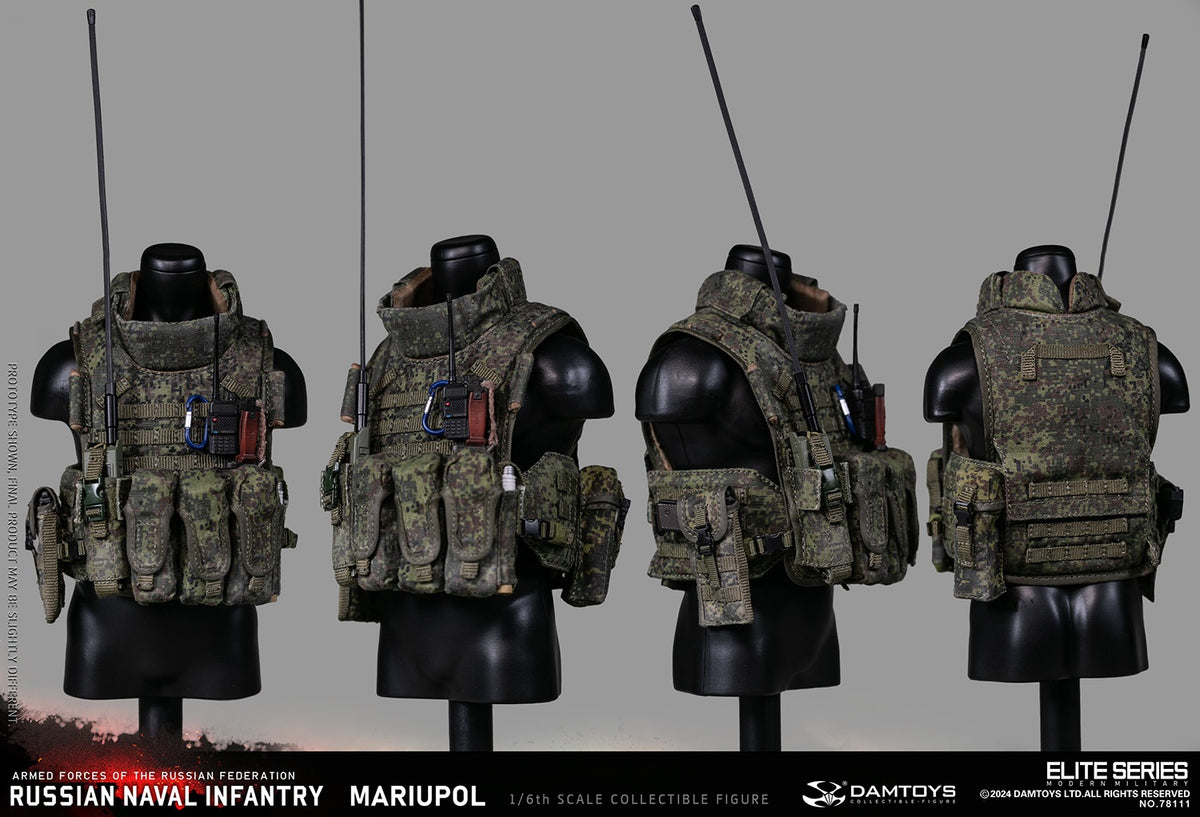 Vorverkauf DAMTOYS 78111 1/6 Russischer Marineinfanterie-Kommandant Mariupol Figurenmodell