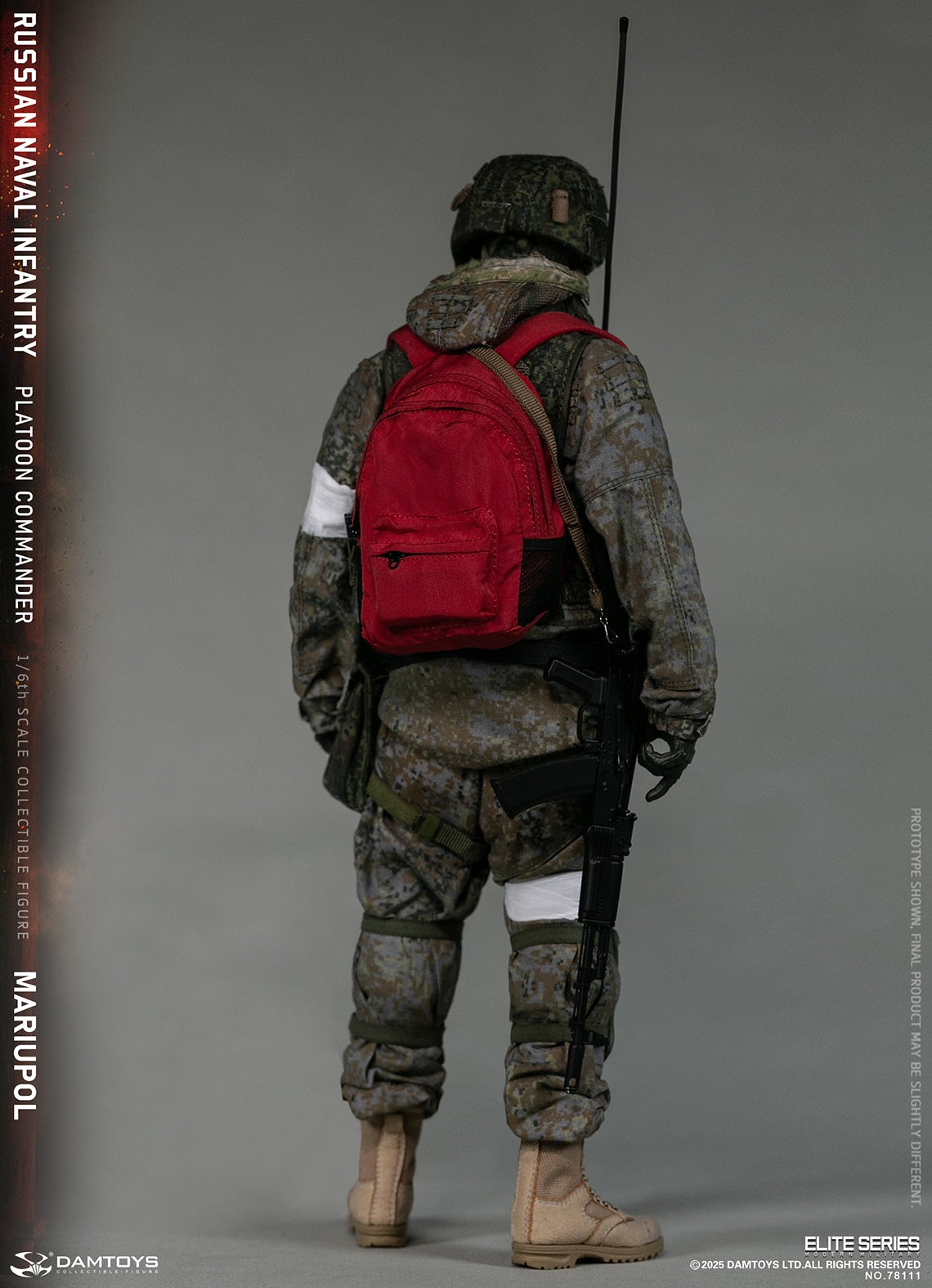 Vorverkauf DAMTOYS 78111 1/6 Russischer Marineinfanterie-Kommandant Mariupol Figurenmodell
