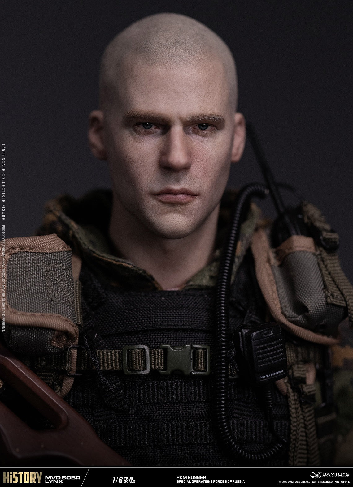 Vorverkauf DAMTOYS 78115 1/6 Russische Spezialeinheit MWD SOBR Luchs PKM Schütze Actionfigur