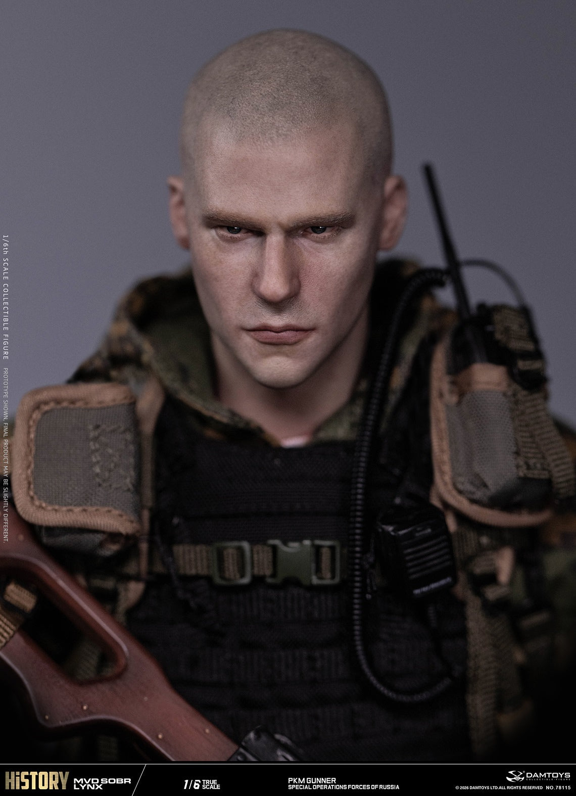 Vorverkauf DAMTOYS 78115 1/6 Russische Spezialeinheit MWD SOBR Luchs PKM Schütze Actionfigur