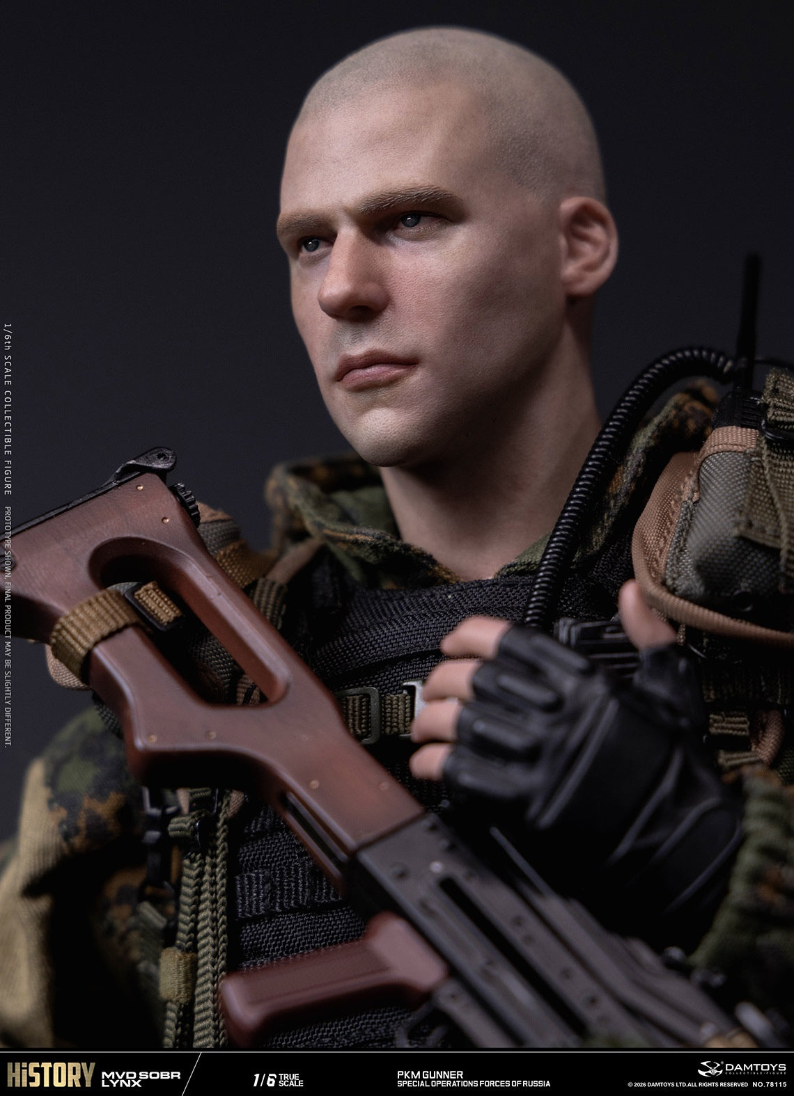 Vorverkauf DAMTOYS 78115 1/6 Russische Spezialeinheit MWD SOBR Luchs PKM Schütze Actionfigur