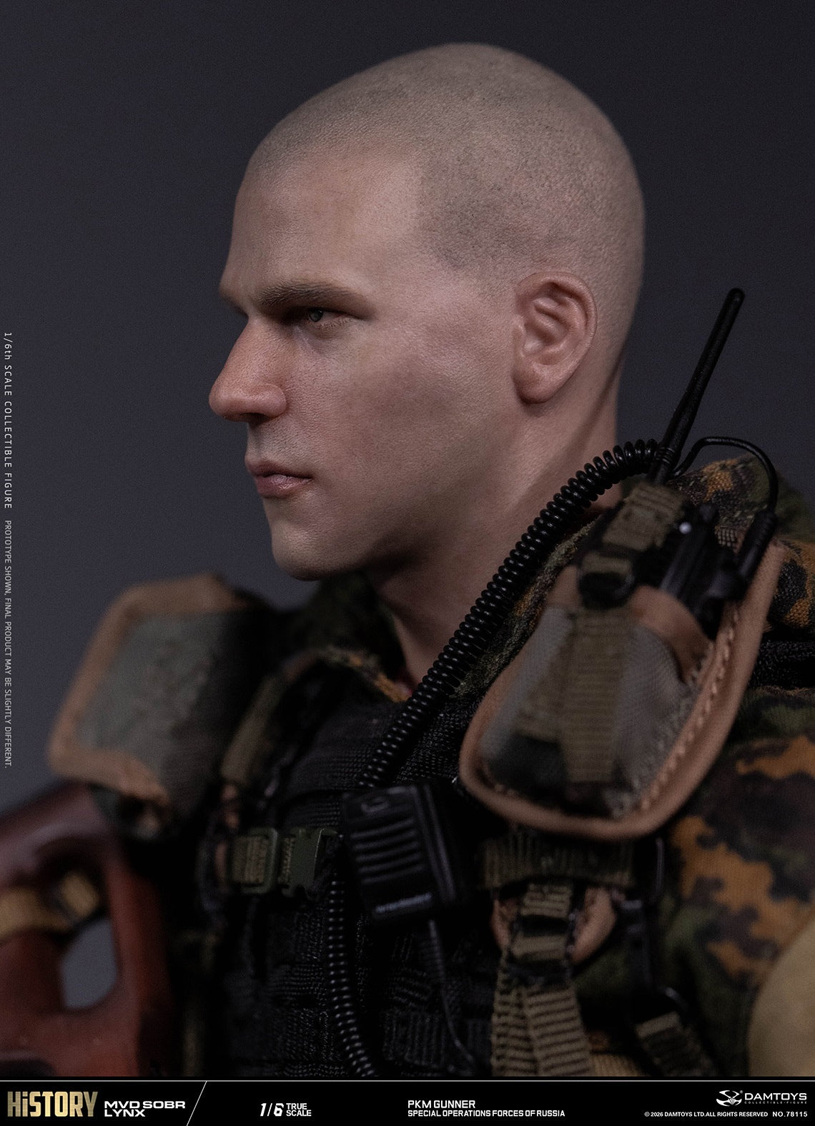 Vorverkauf DAMTOYS 78115 1/6 Russische Spezialeinheit MWD SOBR Luchs PKM Schütze Actionfigur