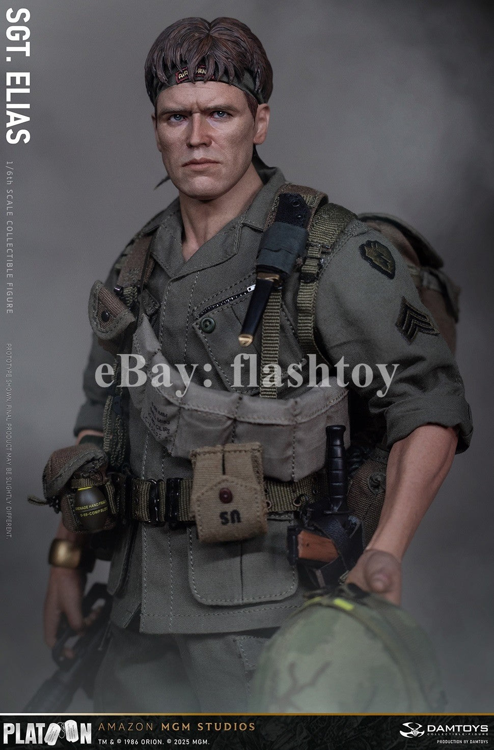Presale DAMTOYS DMS047 1/6 Platoon Sergeant Elias 12" Male Action Figure Model