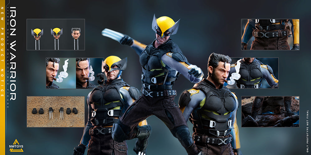 Nwtoys 1/12 Iron Warrior Logan figura de acción masculina de colección