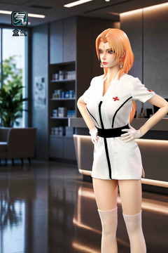 Preventa BoxQi Studio HQ04 1/6 Tsunade Nurse Cosplay modelo de figura de acción femenina