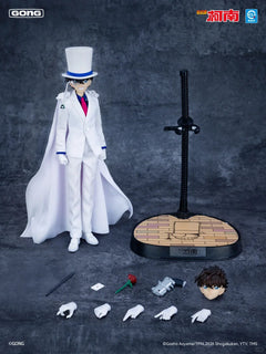 Presale POPMART GONG Case Closed Moonlight Magician Kaito Kuroba Kid 8.8" Figure