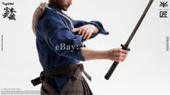 Presale HALF CARFT 1/12 Miyamoto 6" Collectible Male Action Figure Model Toy