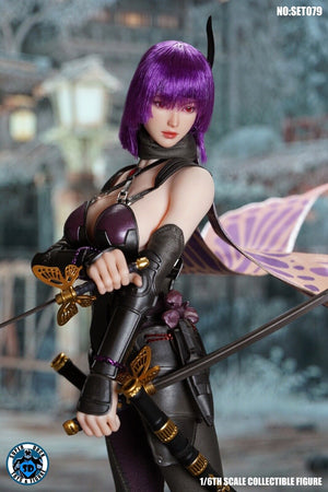 SUPER DUCK SET079 1/6 Sexy Female Ninja Clothes &amp; Head Sculpt Accessories