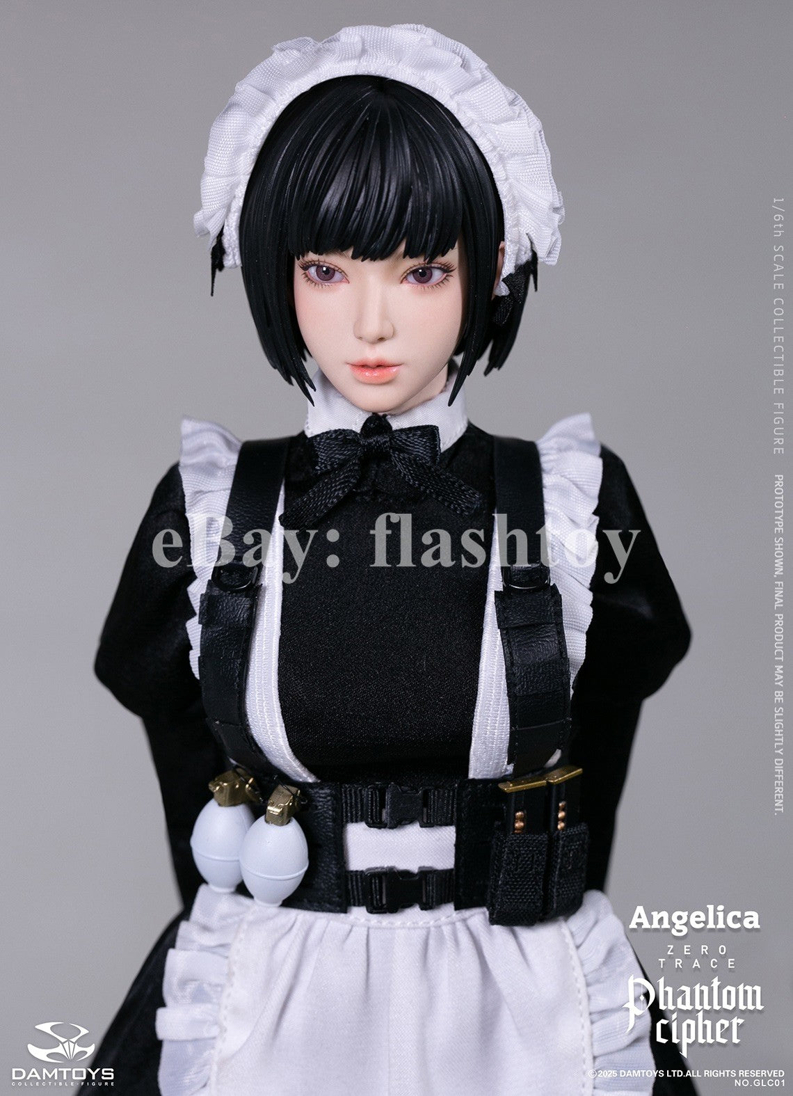 Presale DAMTOYS GLC01 1/6 Phantom Cipher Zero Trace  Angelica Action Figure Toy