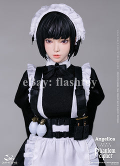Preventa DAMTOYS GLC01 1/6 Phantom Cipher Zero Trace  Angelica figura de acción