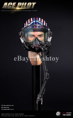 Preventa POPTOYS EX061 1/6 ACE Pilot Mitchell The Gun figura de acción Flying Suit