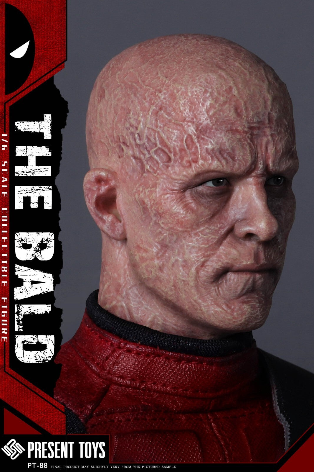 PRESENT TOYS PT-sp88 1/6 Deadpool Head Sculpt for 12" HT Male Figure Body