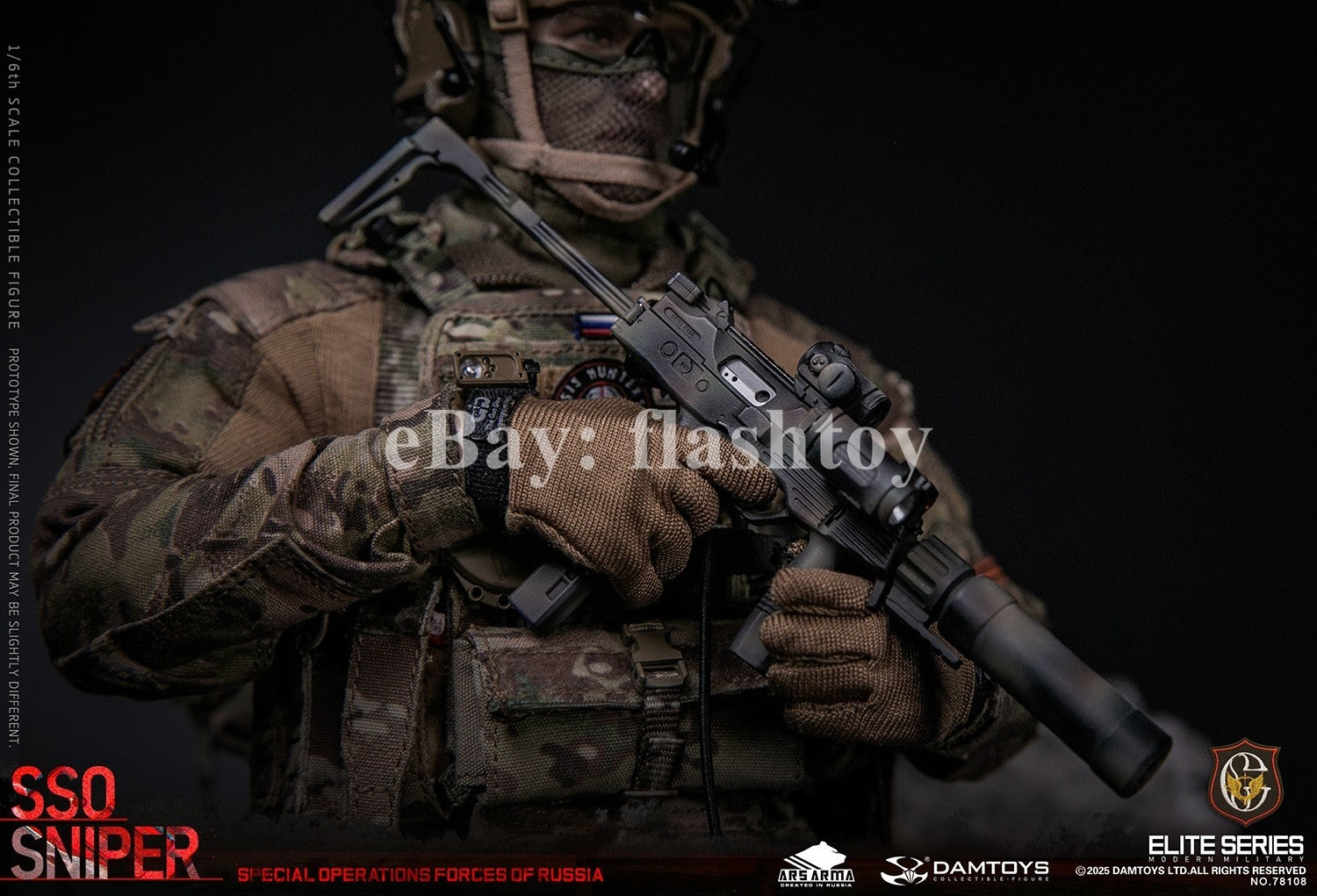 Presale DAMTOYS 78108 1/6 Special Operations Forces of Russia SSO Sniper Model
