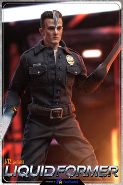 Preventa FunModell FM26003 1/12 Terminator Robot T1000 modelo de figura de acción