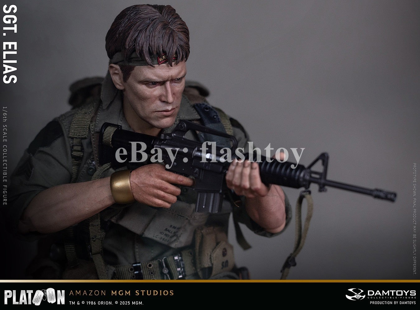Presale DAMTOYS DMS047 1/6 Platoon Sergeant Elias 12" Male Action Figure Model
