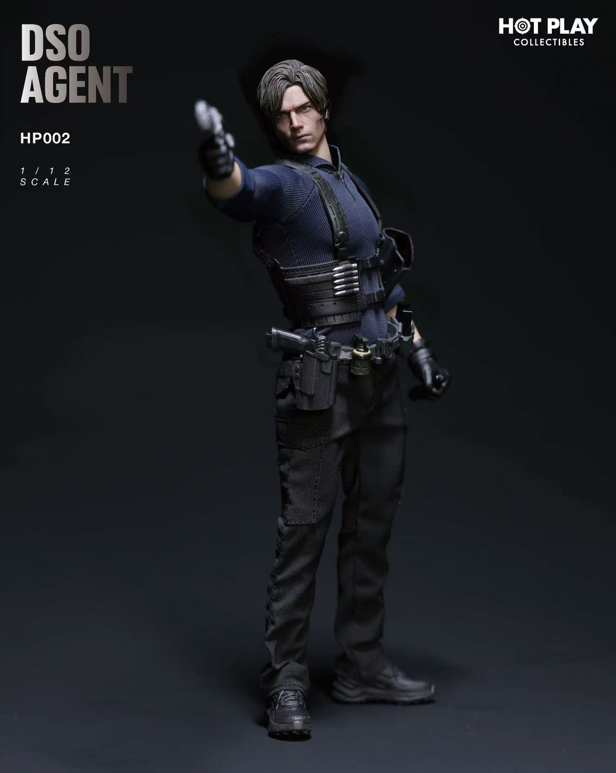 Presale HOT PLAY HP002 1/12 Resident Zombie Evil Crisis Leon Male Action Figure