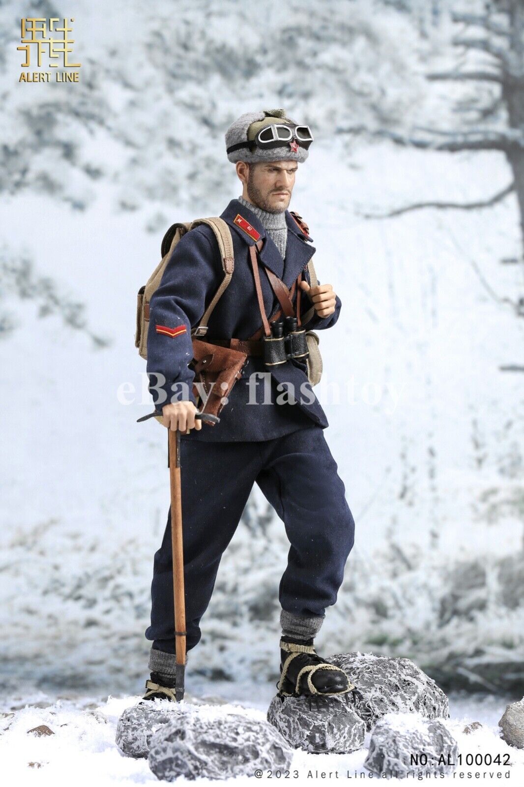 ALERT LINE AL100042 1/6 WWII Soviet Mountain Infantry Officer 12" Action Figure